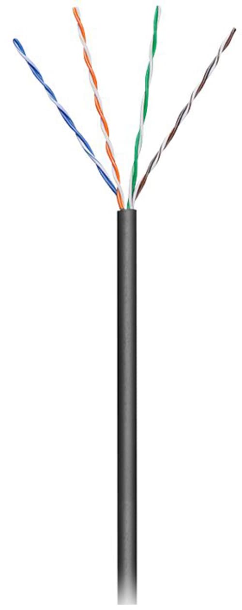 Microconnect Bulk-kaapeli Ei Cat 5e 100m Musta