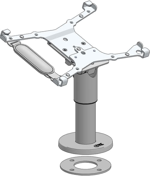 Spacepole Space Pole Frame With Quick Release 120mm Pole - Ipad 9.7 tommer