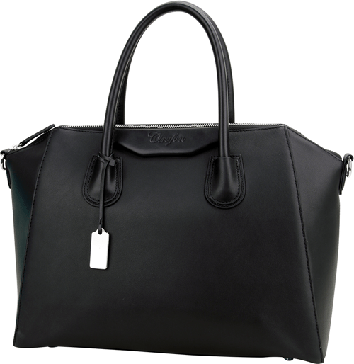 Cirafon Florence - Taske 15.6 tommer Ægte Læder Sort