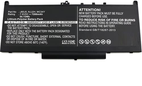 Coreparts Batteri Til Bærbar Computer Litium-polymer 7200 Mah 54.7 Wh