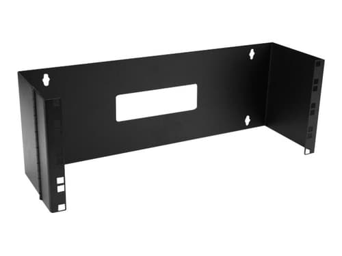 StarTech.com WALLMOUNTH4 4U Hinged Wall Mount Patch Panel Bracket6 inch Deep - 19" Patch Panel Swing Rack Up to 15Kg