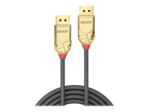 Lindy Gold Displayport Cable Grey 7.5m