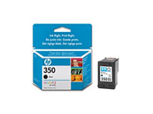 Hp Blæk Sort No.350 Officejet J5780 4,5ml billede