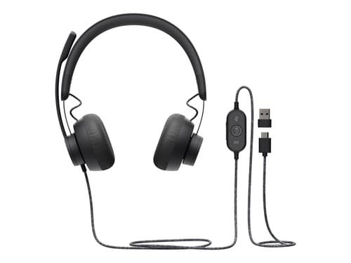 Logitech Zone Wired Stereo Usb-c Uc Grafitt
