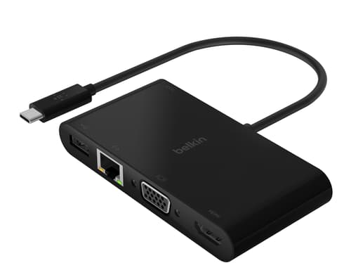 Belkin Multimedia + Charge Adapter Usb-c 3.2 Gen 1 (3.1 Gen 1)