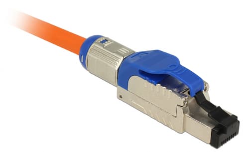 Delock Kontaktdon Tool-less Cat8 Stp Rj45 billede