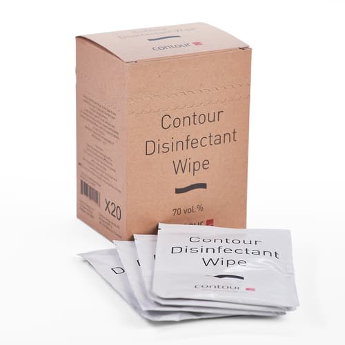 Contour Design Disinfectant Wipe 20 Pack