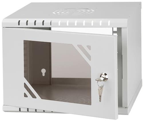 Direktronik Wall Rack 10 tommer 4u Glass Door