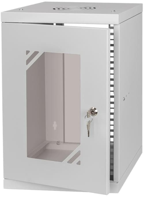 Direktronik Wall Rack 10 tommer 9u Glass Door
