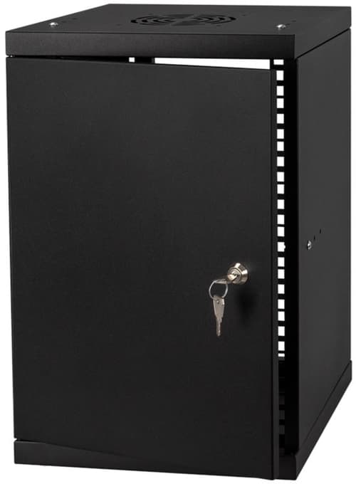 Direktronik Wall Rack 10 tommer 9u Metal Door