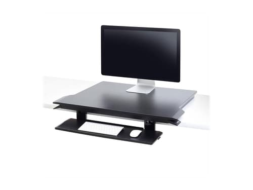 Ergotron Workfit-tx With Dropdown Keyboard Tray Black