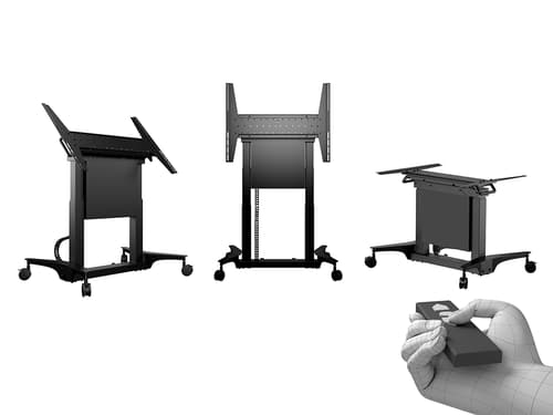 Multibrackets M Motorized Touch Tilt & Table 100kg Max 32 tommer-86 tommer billede