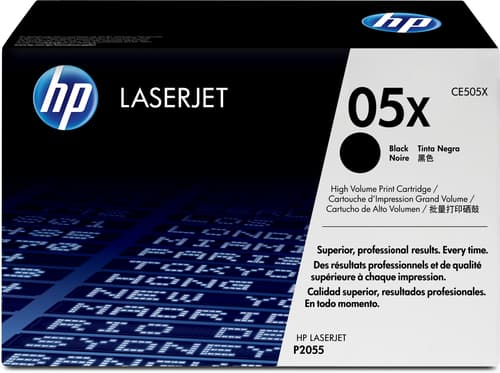 Toner til HP - 05X sort, høj kapacitet (6.500 sider)