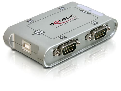 Delock Usb 2.0 To 4 Port Serial Hub billede