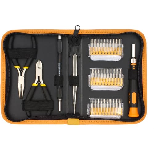Sprotek Precisionsbitssats Med En Bitsmejsel 30 Bits, 2st Tänger Och Pincett Gul/svart
