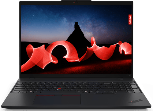 Lenovo ThinkPad L16 Gen 1 21L3 - 180° hængselsdesign - Intel Core Ultra 7 - 155U / op til 4.8 GHz - Win 11 Pro - Intel Graphics - 32 GB RAM - 1 TB SSD TCG Opal Encryption 2, NVMe - 16 IPS 1920 x 1200 - Gigabit Ethernet - Wi-Fi 6E, Bluetooth - sort - kbd: nordisk (dansk/finsk/norsk/svensk)