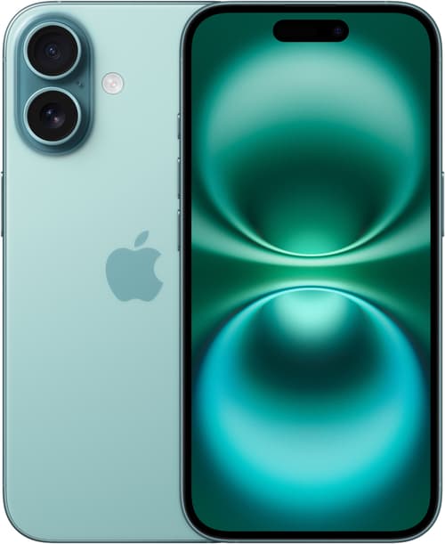 iPhone 16 Turkosblå