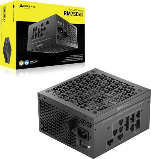 Corsair Rm750x Shift (2025) 750w Atx 80+ Gold Strømforsyning billede