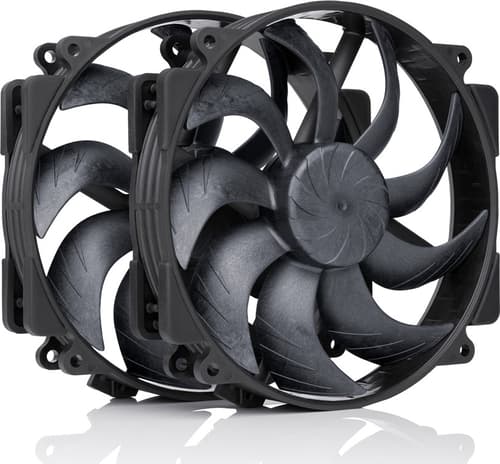 Noctua Nf-a14x25r G2 Pwm 140mm Chromax 2p Ventilator Sort billede