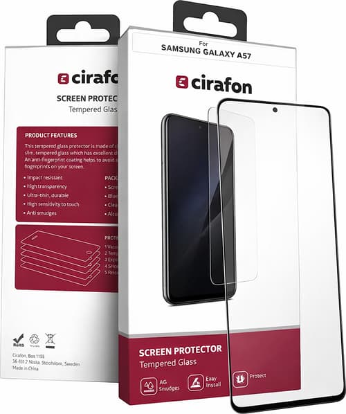 Cirafon Recycled Ultra-wide (double Tempered) Näytönsuoja Samsung Galaxy A57