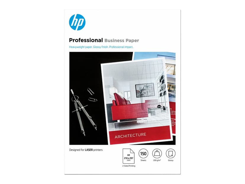 HP Paperi Professional Glossy A4 200 g Laserjet, 150 arkkia
