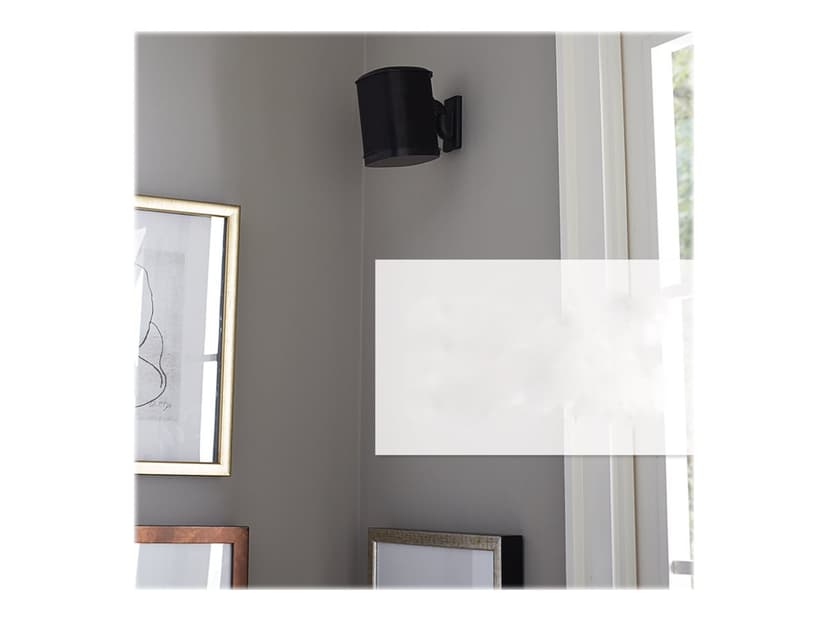 Sanus Wall Mount For Sonos One, Play1 and Play3 - Black