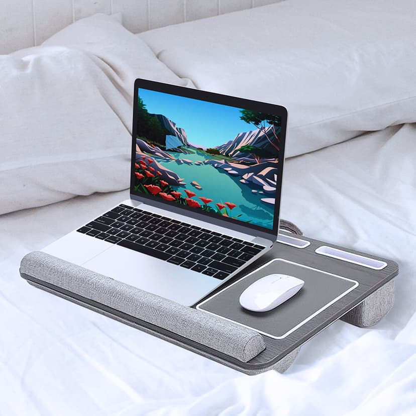 Desire2 Laptop Lap Desk Grey