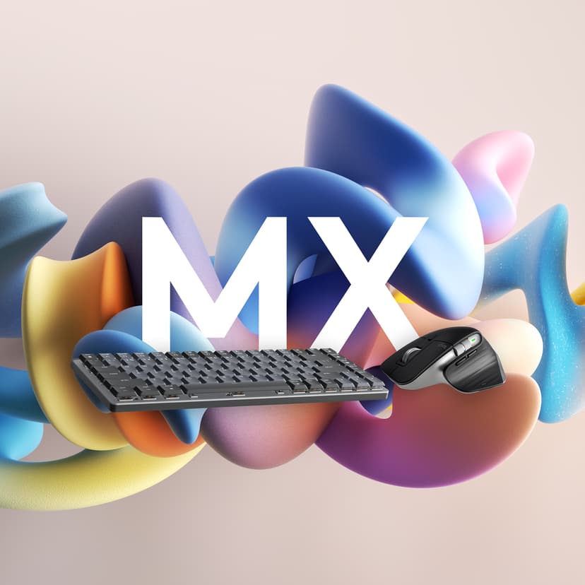 Logitech Mechanical mini + MX Master 3S for Mac Pohjoismaat Näppäimistö- ja hiiri -pakkaus