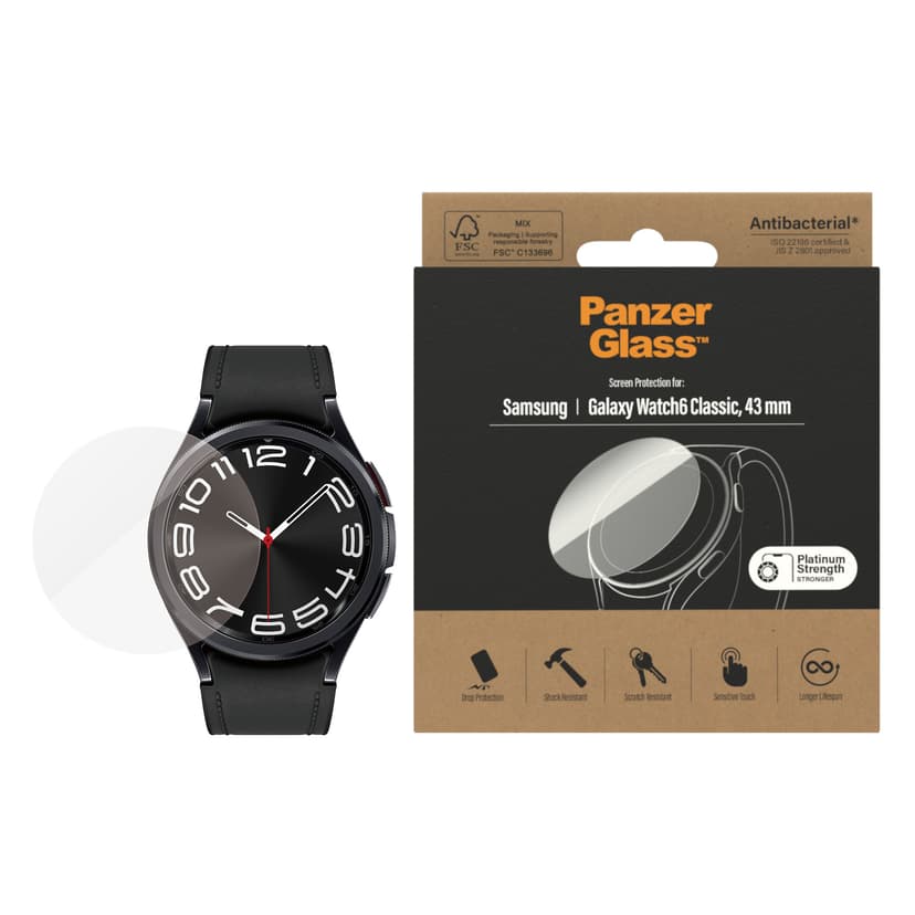 Panzerglass Screen Protector Galaxy Watch 6 Classic 43mm