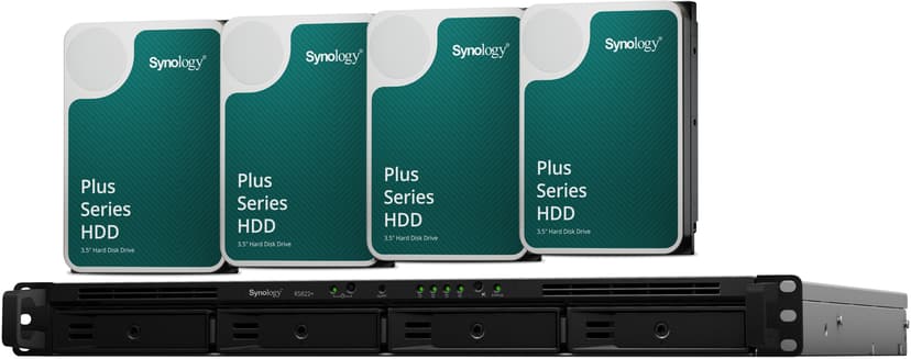 Synology RS822+ with 4 Pre-installed 4TB drives (16TB)