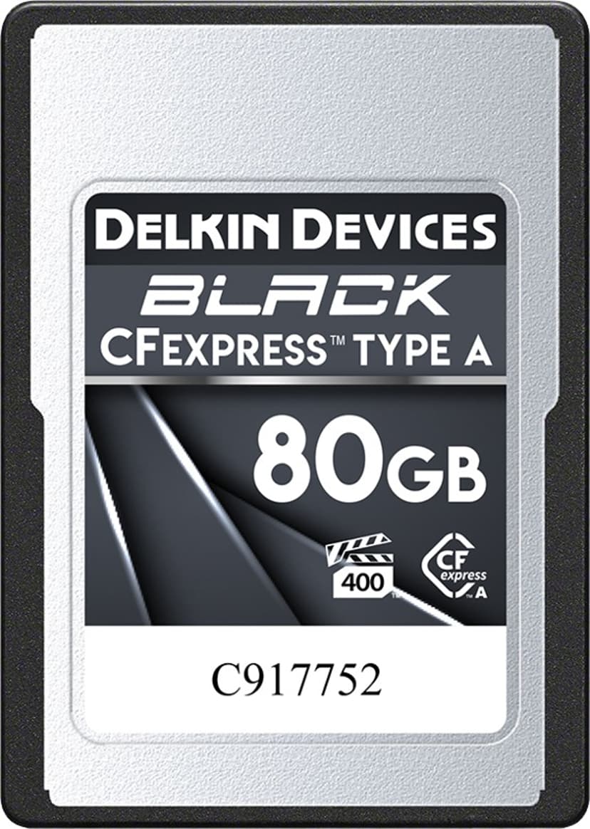 Delkin Black Cfexpress Card Vpg400 Type A R880/w730 80Gb