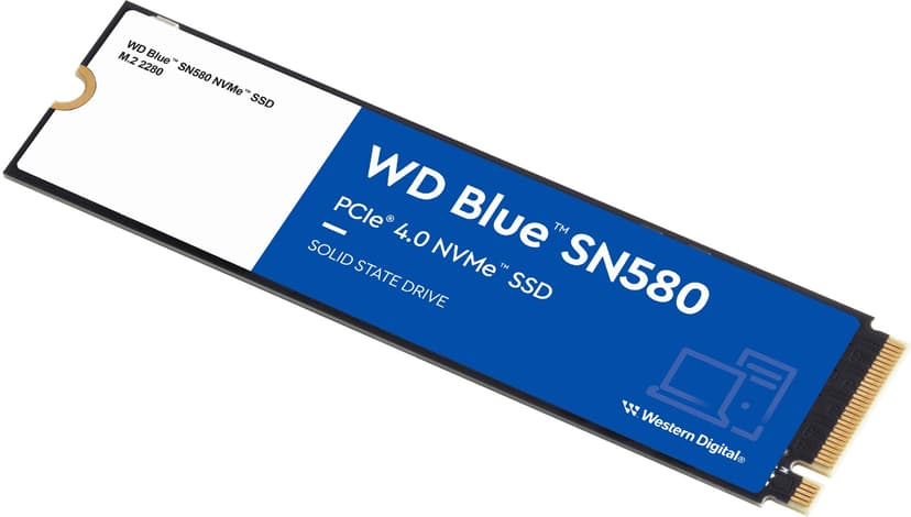 WD Blue SN580 SSD-levy 2000GB M.2 2280 PCI Express 4.0 x4 (NVMe)
