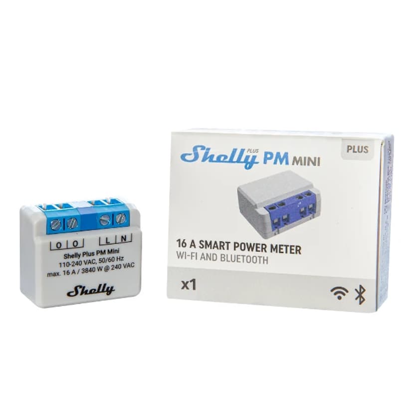 Shelly Plus PM Mini Energimätare