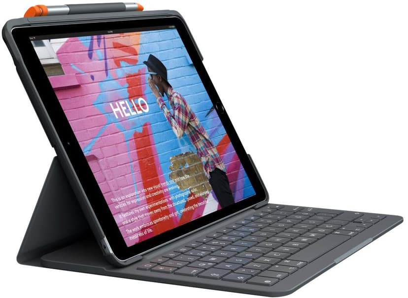 Logitech Slim Folio iPad 7th gen (2019), iPad 8th gen (2020), iPad 9th gen (2021) Nordiska länderna