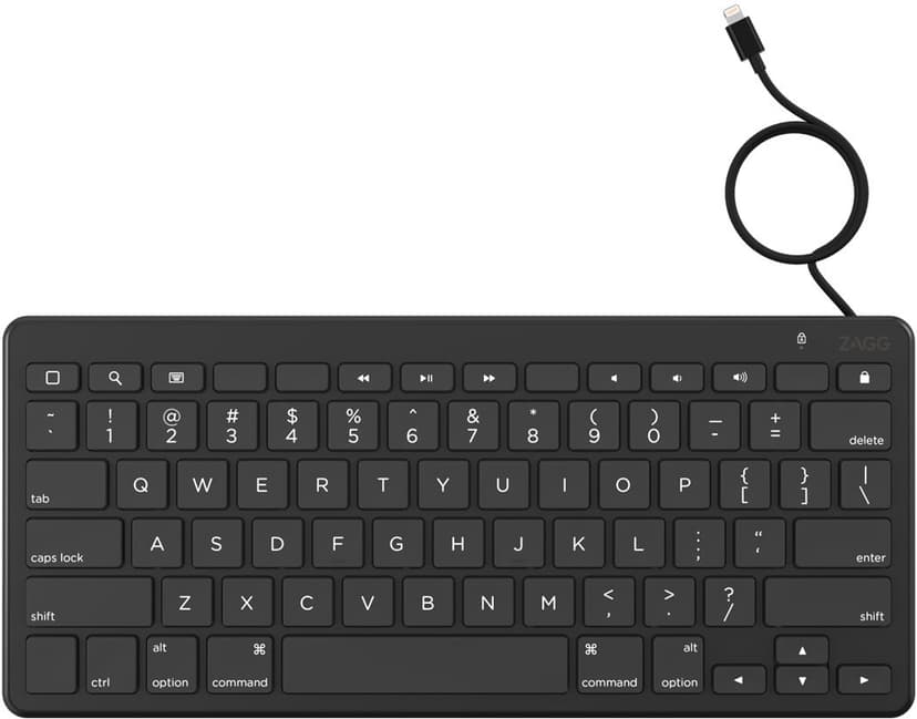 Zagg Lightning Keyboard Wired Lightning Nordiska länderna