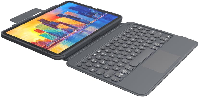 Zagg Keyboard Pro Keys With TrackPad - (Löytötuote luokka 2) 10.9-inch iPad Air (4th gen.) and iPad Pro 11-inch (1st & 2nd gen.) Pohjoismainen