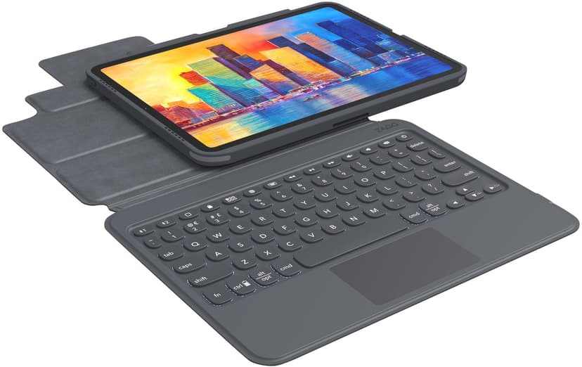Zagg Keyboard Pro Keys With TrackPad iPad Air 10.9" (4th gen), iPad Air 10.9" (5th gen), iPad Pro 11" (1st gen), iPad Pro 11" (2nd gen), iPad Pro 11" (3rd gen), iPad Pro 11" (4th gen) Nordiska länderna