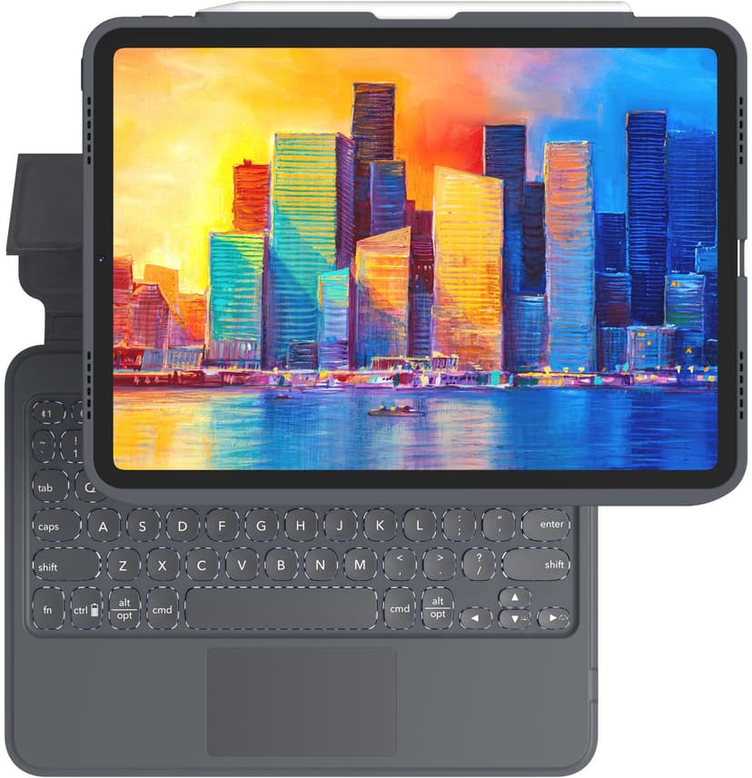 Zagg Keyboard Pro Keys With TrackPad 10.9/11" iPad Air 10.9" (4th gen), iPad Air 10.9" (5th gen), iPad Pro 11" (1st gen), iPad Pro 11" (2nd gen), iPad Pro 11" (3rd gen), iPad Pro 11" (4th gen) Pohjoismaat