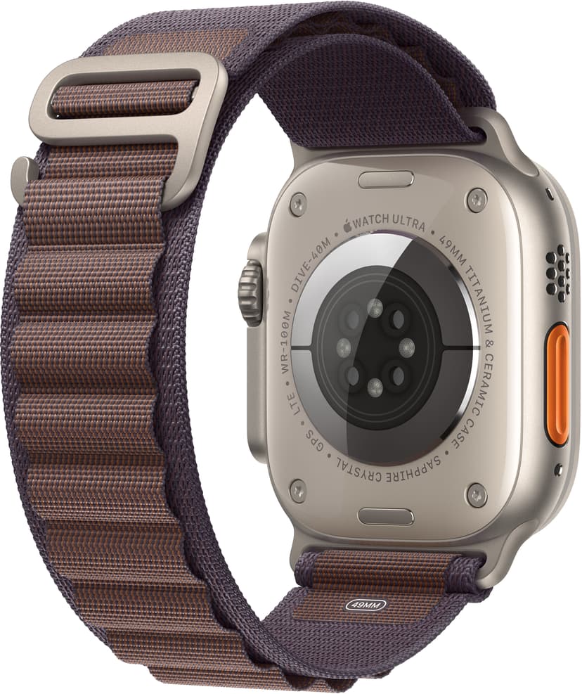 Apple Watch Ultra 2 GPS + Cellular 49mm Titanium Case with Indigo Alpine Loop Medium