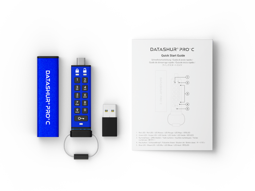 Istorage datAshur PRO+C 32GB USB 3.2 / USB-C