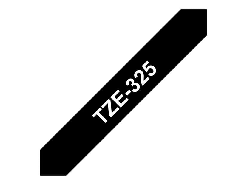 Brother Tape 9mm TZe-325 Vit/Svart