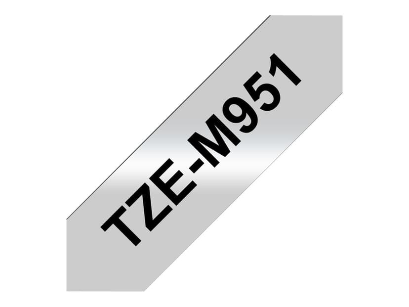 Brother Tape 24mm TZe-M951 Musta/Hopea