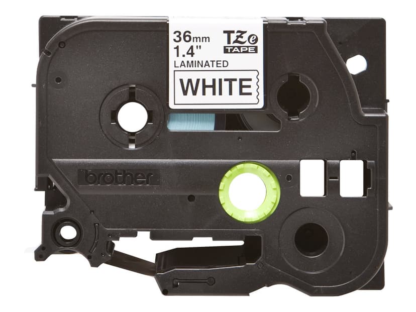 Brother Tape 36mm TZe-261 Musta/Valkoinen