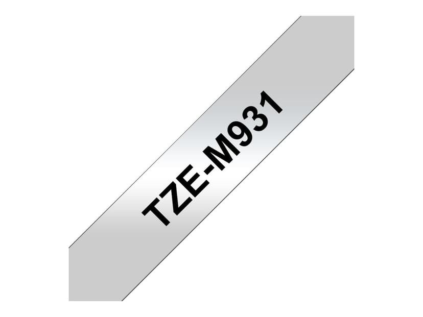 Brother Tape 12mm TZe-M931 Musta/Hopea