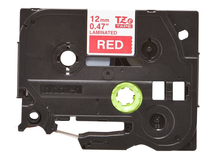Brother Tape 12mm TZe-435 Valkoinen/Punainen