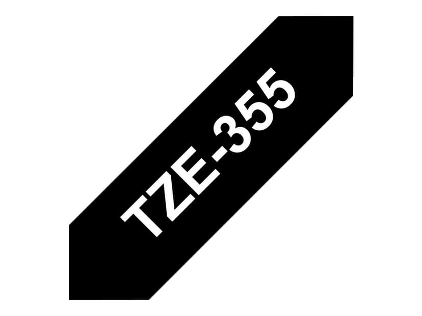 Brother Tape 24mm TZe-355 Valkoinen/Musta