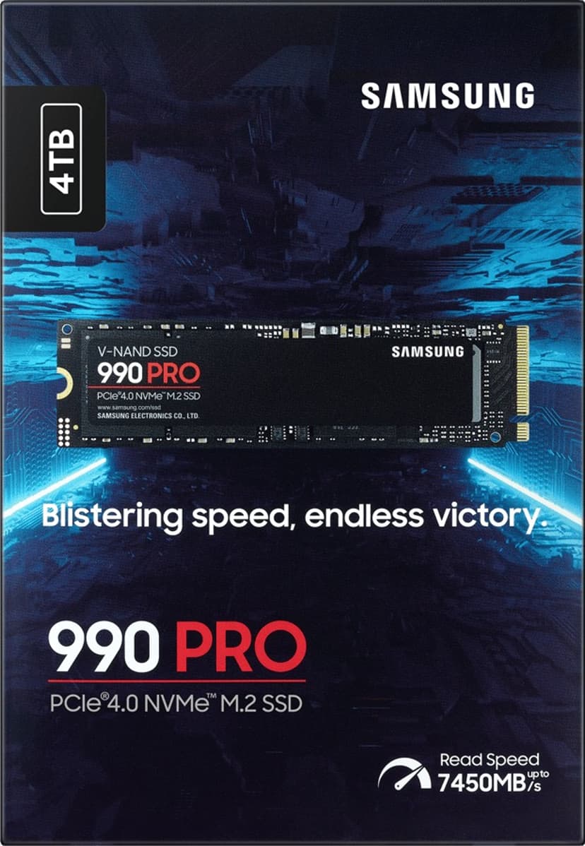 Samsung 990 PRO Fast tilstand-stasjon 4000GB M.2 2280 PCI Express