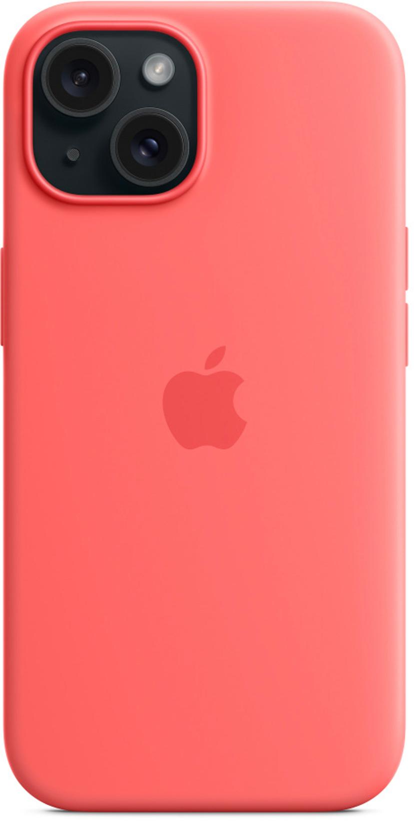 Apple Silicone Case With Magsafe iPhone 15 Punainen
