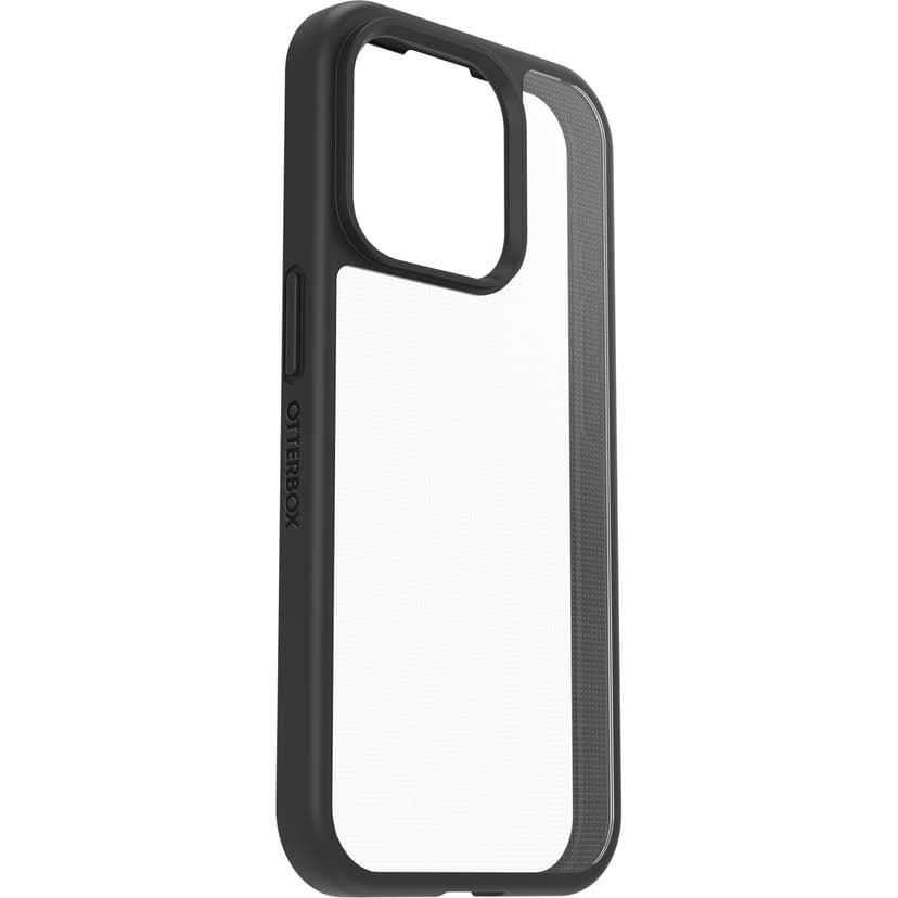 Otterbox React Series iPhone 15 Pro Läpinäkyvä, Musta