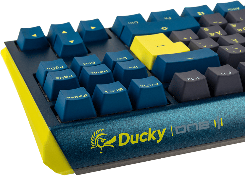 Ducky Ducky ONE 3 TKL näppäimistö USB QWERTY Pohjoismainen Musta, Harmaa, Sininen Pohjoismainen